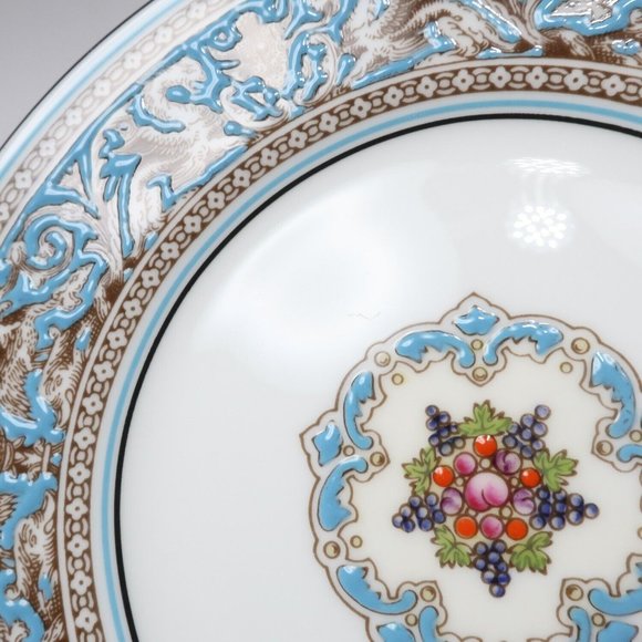 Wedgwood Cup & saucer & plate Florentine turquoise Tableware Porcelain _ - Picture 6 of 7